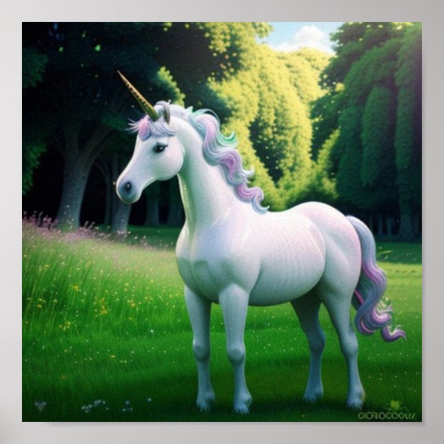 Majestic Unicorn Poster (Vorne)