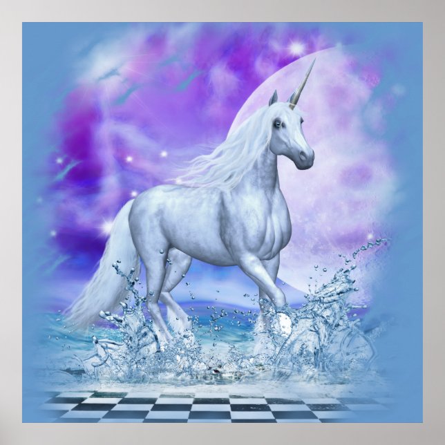 Majestic Unicorn Poster (Vorne)