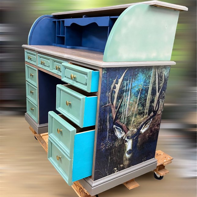 Majestic Vintage Hirschwald-Dekoupage Seidenpapier (Von Creator hochgeladen)