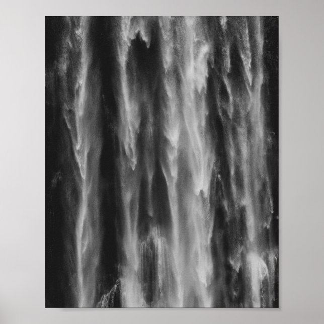 Majestic waterfall Boka, Slowenien Poster (Vorne)