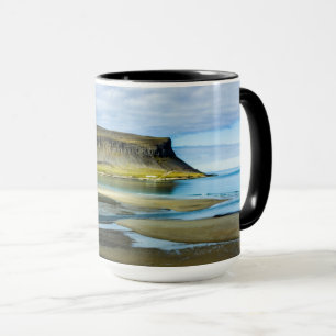 Majestic Westfjords Island Rugged Coast Foto Tasse