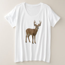 MAJESTIC WHITE-TAILED DEER. SAMER BRASIL GROßE GRÖßE T-Shirt