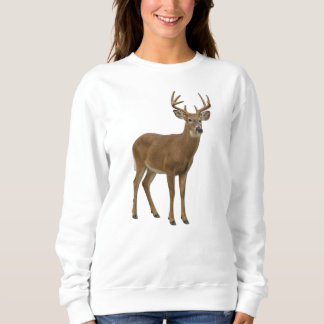 MAJESTIC WHITE-TAILED DEER. SAMER BRASIL SWEATSHIRT