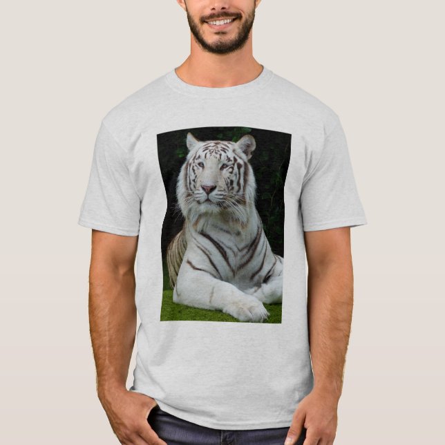 Majestic White Tiger T-Shirt (Vorderseite)