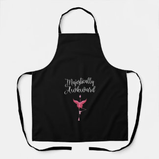 Majestically Awkward Flamingo Lover Summer Gift Schürze