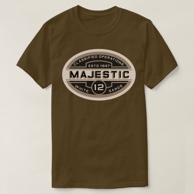 MAJESTIK 12 SEPIA T-Shirt (Design vorne)