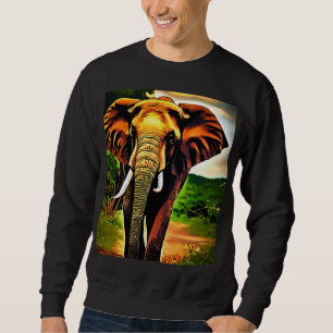 Majestischer Rhino Savannen Hoodie