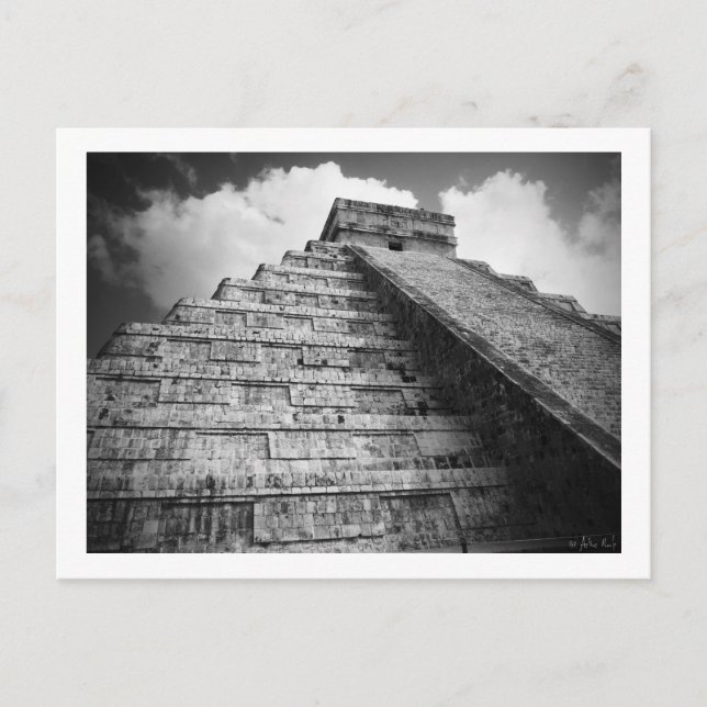 Majestuous Chichen Itza Postkarte (Vorderseite)