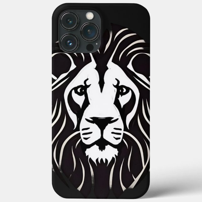 Majesty Lion Face - Case-Mate iPhone Hülle (Rückseite)