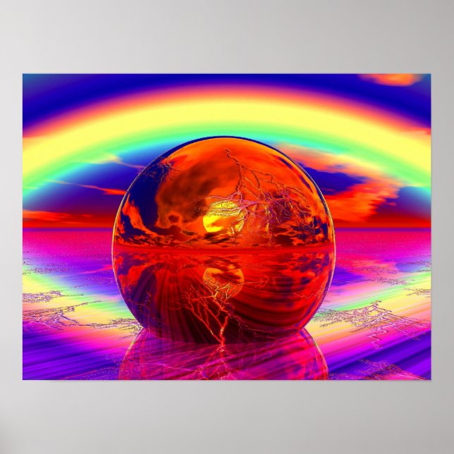 Majical Sun Set Poster (Vorne)