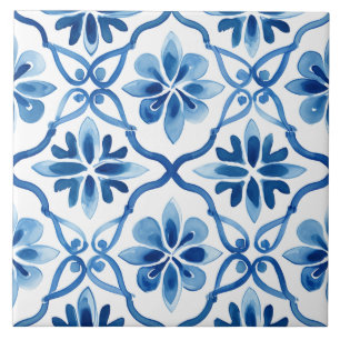 Majolica, Carreaux bleus, Carreaux siciliens, Carr