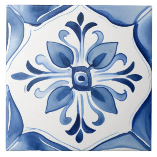 Majolica, Carreaux bleus, Carreaux siciliens, Carr
