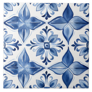 Majolica, Carreaux bleus, Carreaux siciliens, Carr