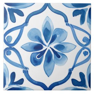 Majolica, Carreaux bleus, Carreaux siciliens, Carr