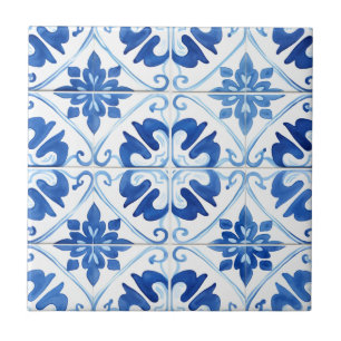 Majolica, Carreaux bleus, Carreaux siciliens, Carr