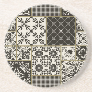Majolica Fliesen islamische Motive. Getränkeuntersetzer