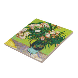 Majolica Jar Branchen Oleander Vincent van Gogh Fliese