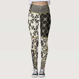 Majolika-Fliese islamische Motive. Leggings
