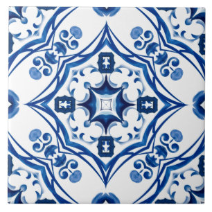 Majolika, sizilianische Fliesen, Keramik Tile Fliese