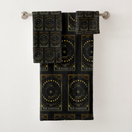 Major Arcana Magician Tarot Card Badhandtuch Set