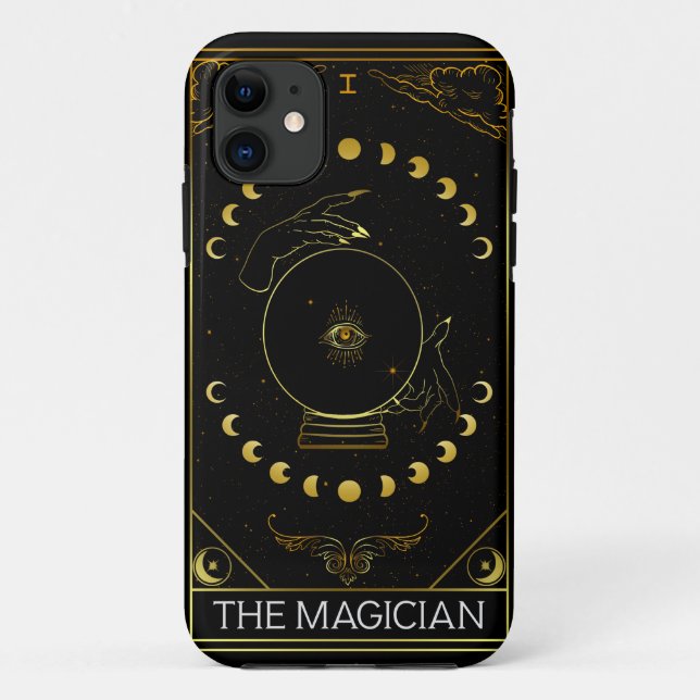 Major Arcana Magician Tarot Card Case-Mate iPhone Hülle (Rückseite)