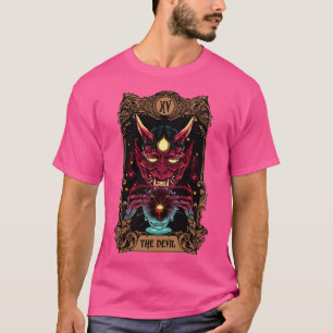 Major Arcana Tarot Card Der Teufel XV Halloween T-Shirt