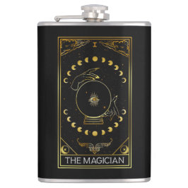 Major Arcana The Magician Tarot Card Flachmann