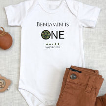 Major Cutie Baby Bodysuit Kids 1st Birthday