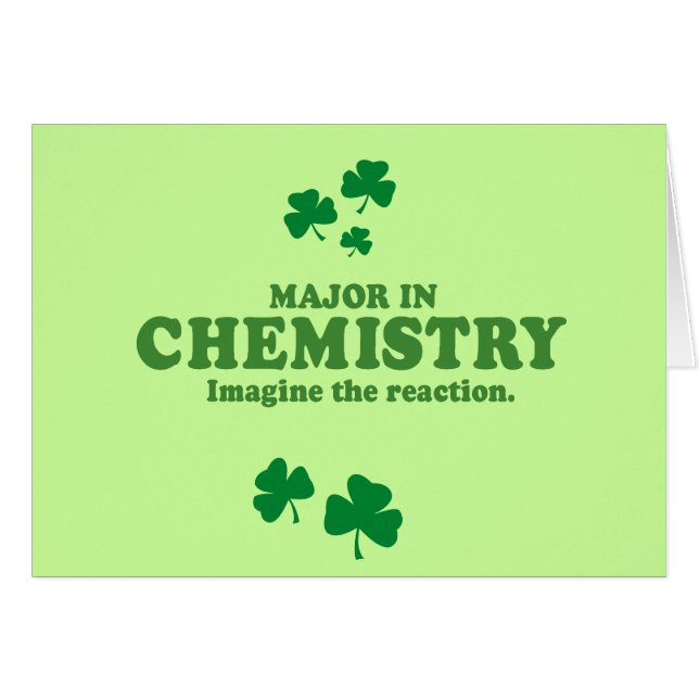 MAJOR IN DER CHEMIE - STELLEN SIE SICH DIE (Vorderseite (Horizontal))