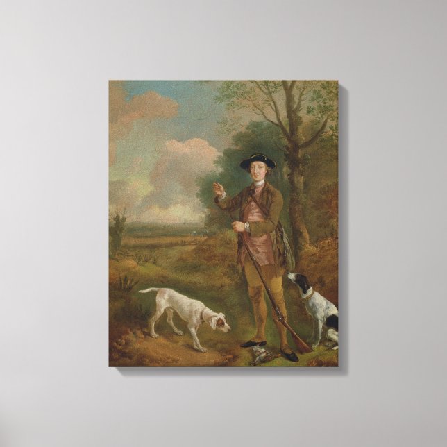 Major John Dade (1726-1811) of Tannington, Suffolk Leinwanddruck (Vorderseite)