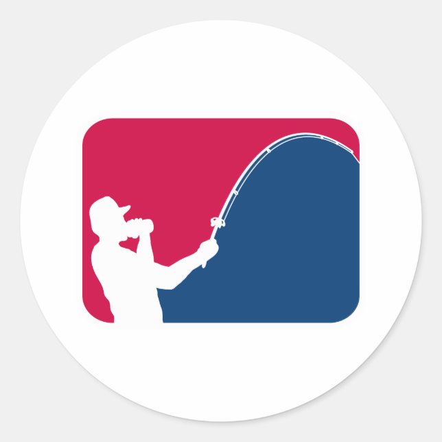 Major League Fishing Runder Aufkleber (Vorderseite)