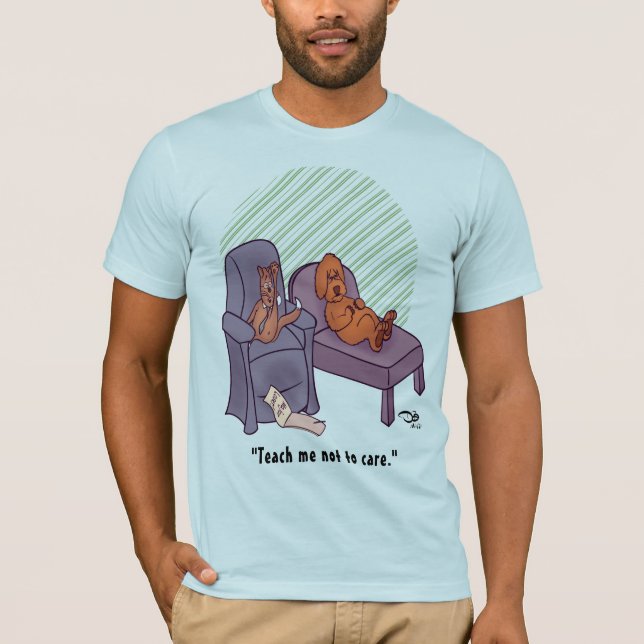 Major Loser Men's Light Blue T - Shirt (Vorderseite)