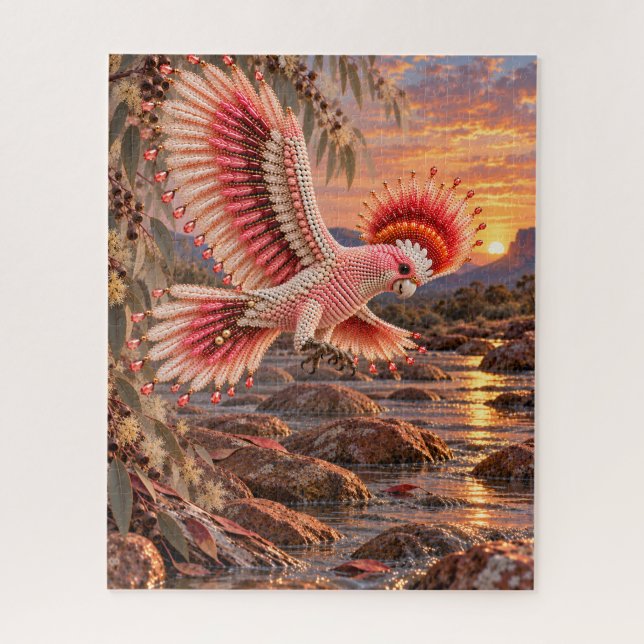 Major Mitchell Kakadu Puzzle (Vertikal)