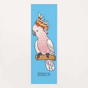 Major Mitchells Kakadu Vogel Cartoon-Illustration Yogamatte