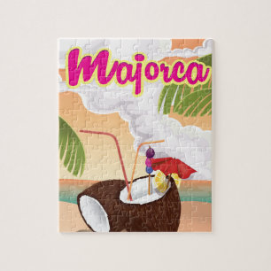 Majorca Vintage Reiseplakat.