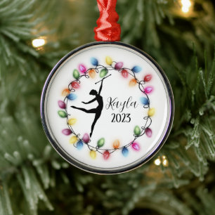Majorette Baton Twirler Ornement de Noël