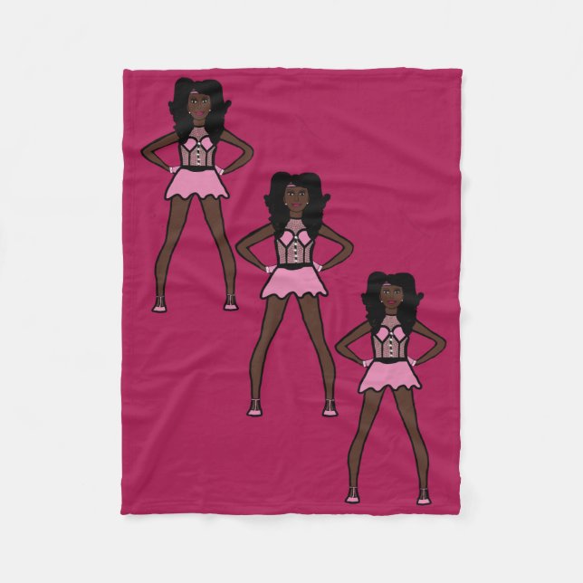 Majorette/Dancer Fleece Blanket Cotton Candy 2 (Vorderseite)