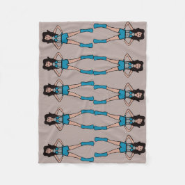 Majorette/Dancer Fleece Blanket Türkis 2