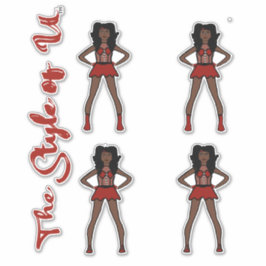 Majorette/Dancer Stickers Strawberry #2 Aufkleber