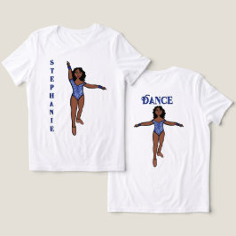 Majorette/Dancer T-Shirt Blue Animal Tri-Blend Shirt