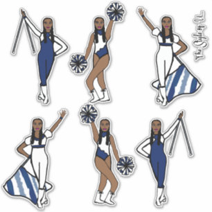 Majorette / Danseur / Cheval / Stickers Drapeau Ma