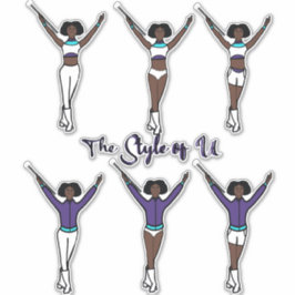 Majorette Quick Change Stickers ( Aqua Traube ) Aufkleber