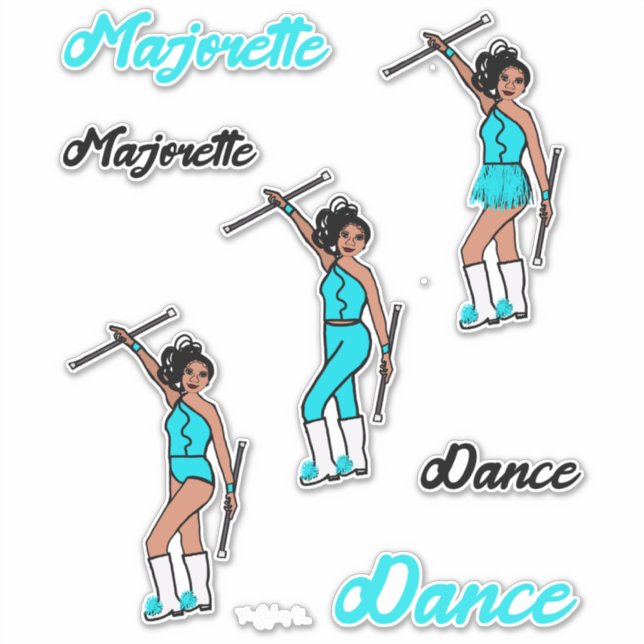 Majorette Quick Change Stickers (Marine 2) Aufkleber (Vorderseite)
