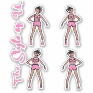 Majorette / Stickers Danseuse Coton Candy 2