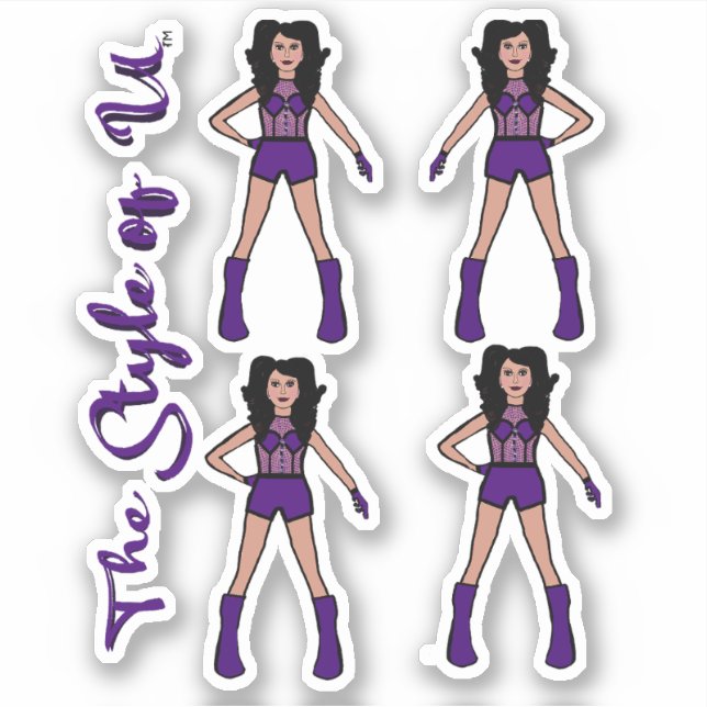 Majorette / Stickers Danseuse Orchard (Devant)