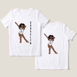 Majorette/Tänzerin Weiße Steine A Tri-Blend Shirt