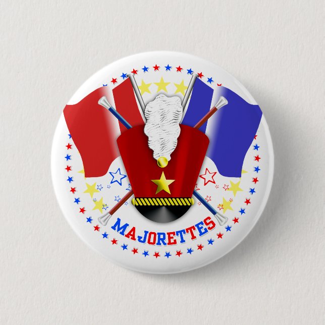Majorettes Abzeichen Button (Vorderseite)