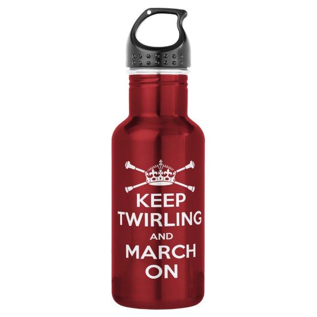 Majorettes/Baton Twirlers Trinkflasche (Vorderseite)