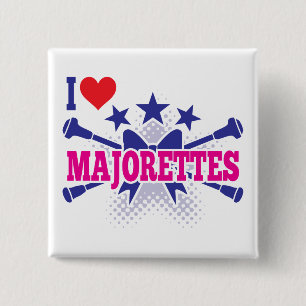 Majorettes, I Liebe Majorettes Button