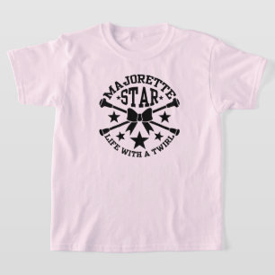 Majorettes, Majorette Star, überkreuzte Batons T-Shirt